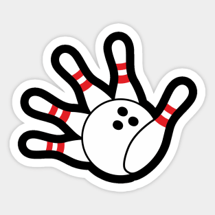 Hey Bowling! (Bowling hand) Sticker